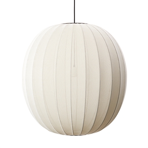 Made By Hand Knit-Wit Round Pendant Pearl White Ø75