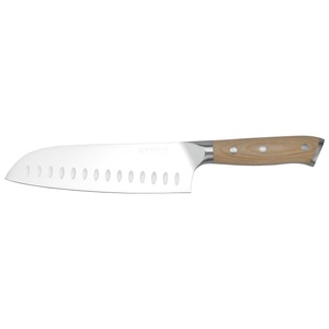 Mareld European Santoku Knife 18 cm Light Wood