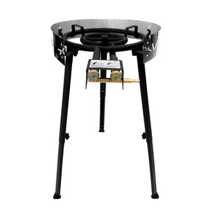 Mareld Gas Burner With 2 Rings 58 cm Black