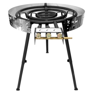 Mareld Gas Burner With 2 Rings 78 cm Black