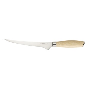 Mareld Akio Japanese Flexible Fillet Knife 19 cm Light Wood