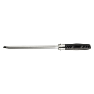 Mareld European Diamond Ironing Steel 23 cm Black