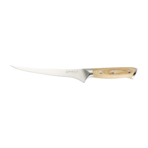Mareld European Fillet Knife 19 cm Light Wood