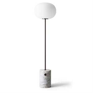 Audo JWDA Floor Lamp White Marble & Browned Brass