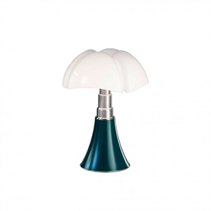 Martinelli Luce Mini Pipistrello 1965 Table Lamp Blue-Green