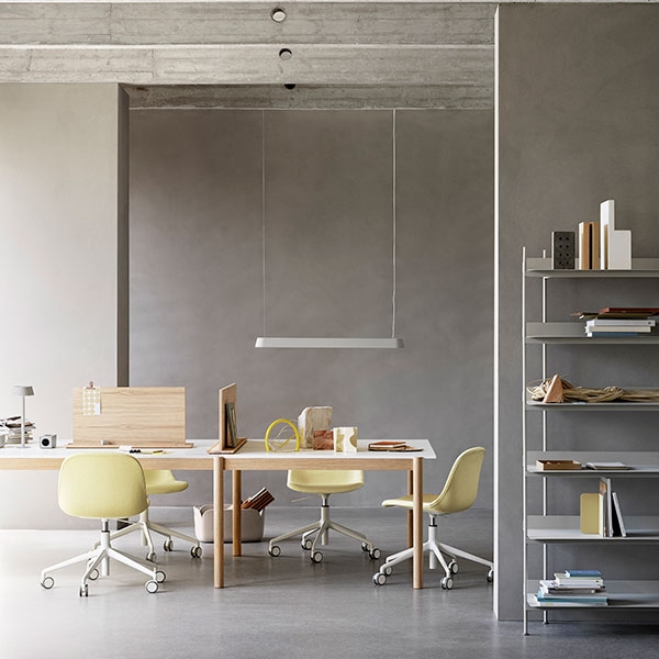 Muuto Linear Pendant Gray Small | AndLight