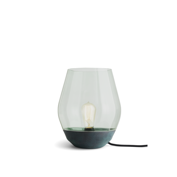 glass bowl table lamp