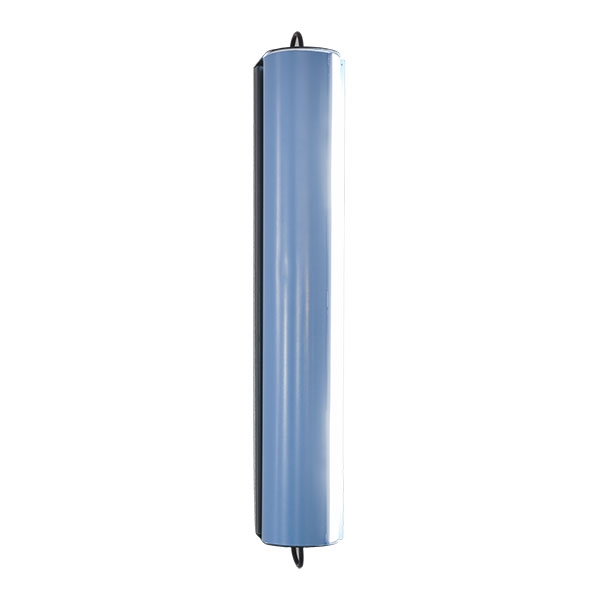Nemo Applique Cylindrique Longue Wall Lamp Dark Gray/ Light Blue
