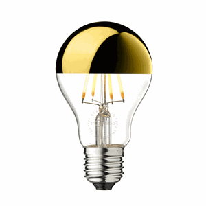 Design by Us Optic Wall XL Bulb E27 LED 3.5W Gold