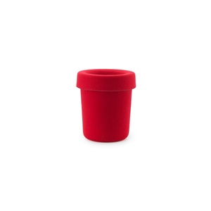 Normann Copenhagen Hide Office Trash Can Bright Red