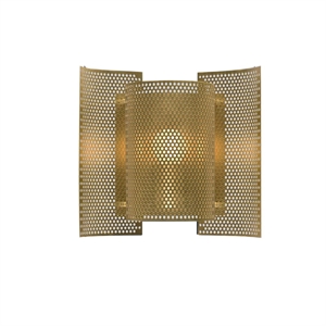 Northern Butterfly Wall Lamp Perforated Brass