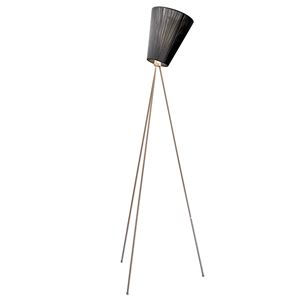 Northern Oslo Wood Floor Lamp Metal Base & Optional Shade