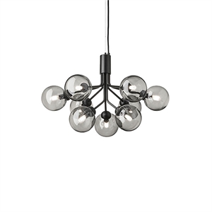 Nuura Apiales 9 Chandelier Satin Black/Smoked Black