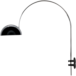 Oluce Coupé 1159R Wall Lamp Black