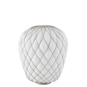 FontanaArte Pinecone Table Lamp Large Chrome/ White