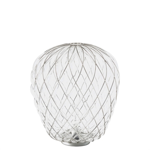 FontanaArte Pinecone Table Lamp Large Transparent/ Chrome