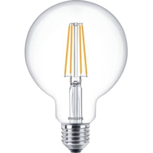 E27 GLOBE LED 5.9W 2700K 806Lm - Dimmable - Philips Master Filament