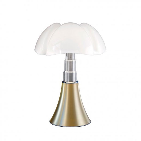 Martinelli Luce Pipistrello Medium 1965 Table Lamp Brass