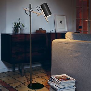 Marset Scantling Floor Lamp P40 Black