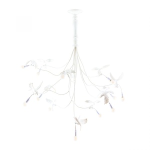 Seletti Sparrow Chandelier White