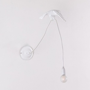 Seletti Sparrow Wall Lamp Adjustable White