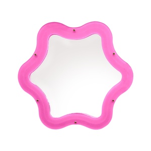 Seletti Supercurve Tiny Flower Mirror Pink