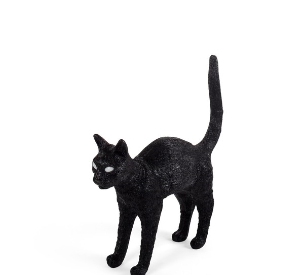 black cat table lamp