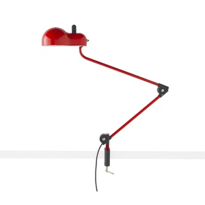 Stilnovo Topo Morsetto Table Lamp Red