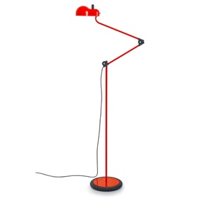 Stilnovo Topo Piantana Floor Lamp Red