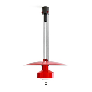 Stilnovo Saliscendi Pendant Red/ White