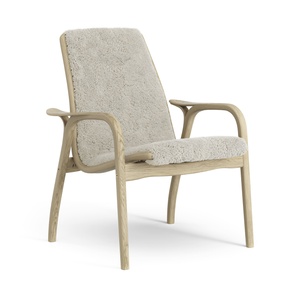 Swedese Laminate Armchair Oak Veneer/Moonlight/Sheepskin