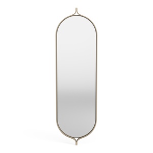 Swedish Comma Mirror H135 Nutmeg
