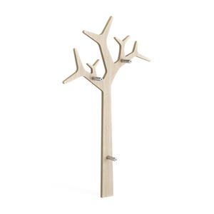 Swedese Tree Coat Rack H134 White Pigmented Oak