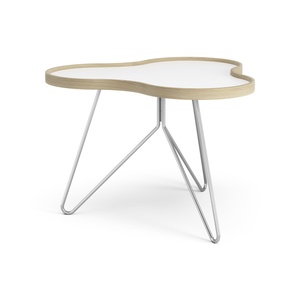 Swedese Flower Coffee Table 66x62 White/Oak/ Chrome