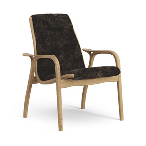 Swedese Laminate Armchair Oiled Oak/Espresso/Sheepskin