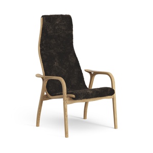 Swedese Lamino Armchair High Oiled Oak/Espresso/Sheepskin