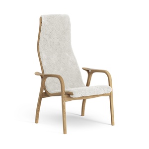 Swedese Lamino Armchair High Oiled Oak/ Off White/Sheepskin