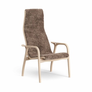 Swedese Lamino Armchair High Lacquered Beech/Sahara/Sheepskin