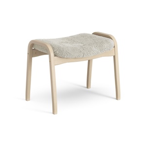 Swedese Lamino Footstool Lacquered Beech/Moonlight/Sheepskin