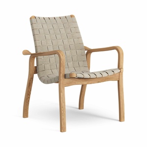 Swedese Primo Armchair Low Oiled Oak/Natural