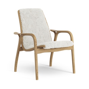 Swedese Laminate Armchair Oiled Oak/ Off White/Sheepskin