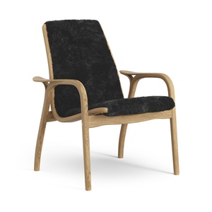 Swedese Laminate Armchair Oiled Oak/ Black/Sheepskin