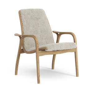 Swedese Laminate Armchair Oiled Oak/Moonlight/Sheepskin