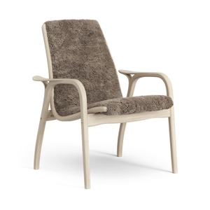 Swedese Laminate Armchair Lacquered Oak/Sahara/Sheepskin