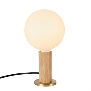 Tala Knuckle Table Lamp Oak M. Sphere IV Bulb