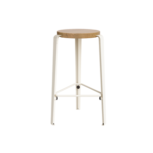 TipToe MI LOU Stool Oak/Cream White