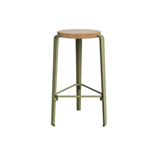 TipToe MI LOU Stool Oak/Khaki Green