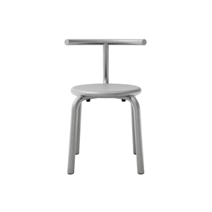 +Halle Torno Dining Table Chair Aluminum