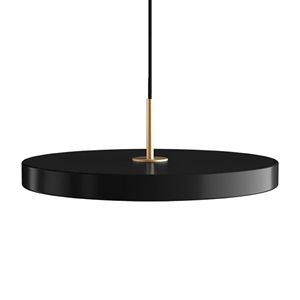 Umage Asteria Pendant Black with Brass Top