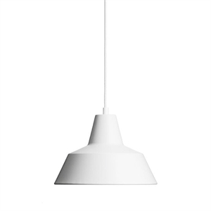 Made By Hand Workshop Lamp Pendant Mat White W2